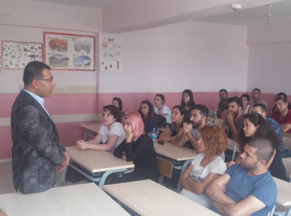 İl Milli Eğitim Müdür Yardımcısı Murat DOĞAN Okulumuzu ziyaret etti.